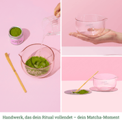 Matcha Baby Glas-Chawan „Rosé“