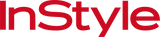 Logo von InStyle in roter, kursiver Schrift auf transparentem Hintergrund.