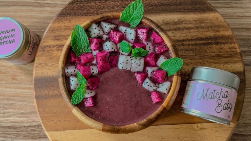 Drachenfrucht Smoothie Bowl