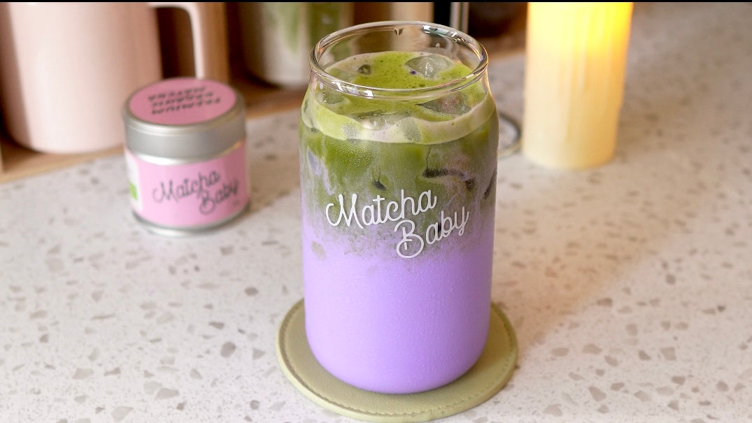 Ube Matcha Latte: Rezept