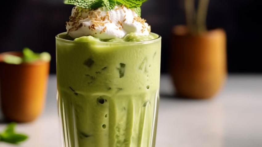 Matcha Eiswürfel