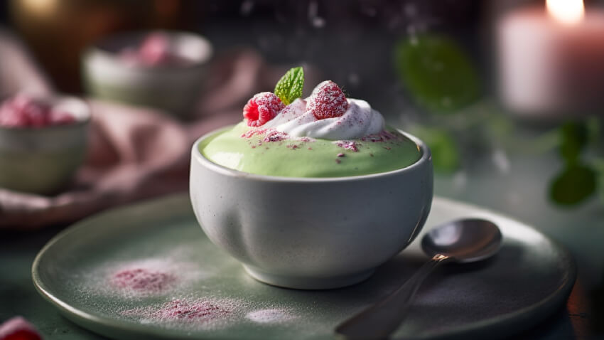 Matcha Pudding