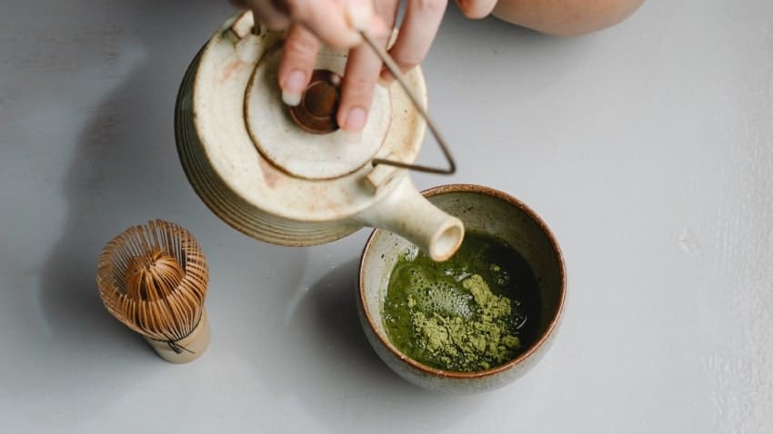 Matcha Tee Zubereitung