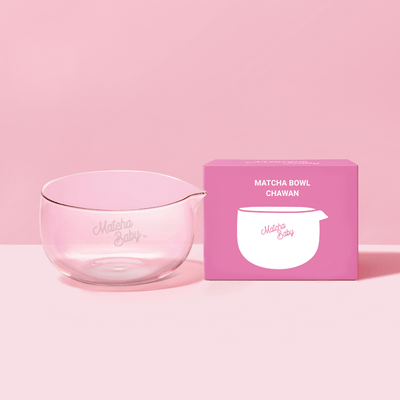 Matcha Baby Glas-Chawan „Rosé“